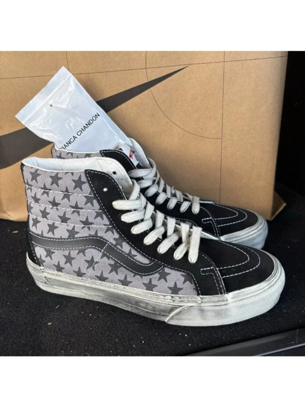 NEW Vans Vault x Bianca Chandon Blue/White LX Men’s Size 7 ,Womens Size 8.5